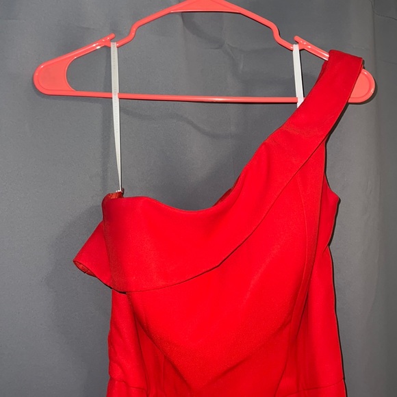 Off the shoulder Red Formal Dress - Picture 2 of 7